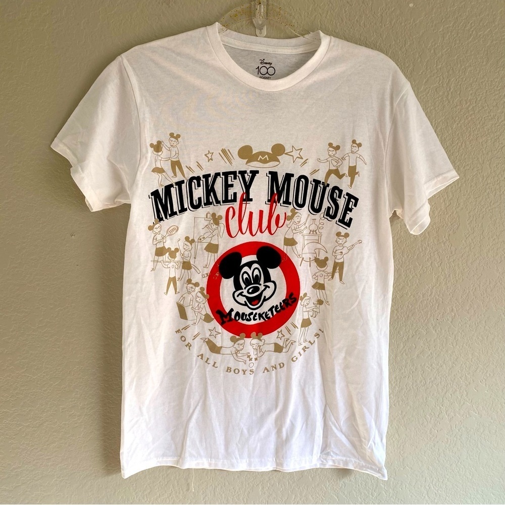 NWOT Disney 100 Mickey Mouse Club Tee Shirt